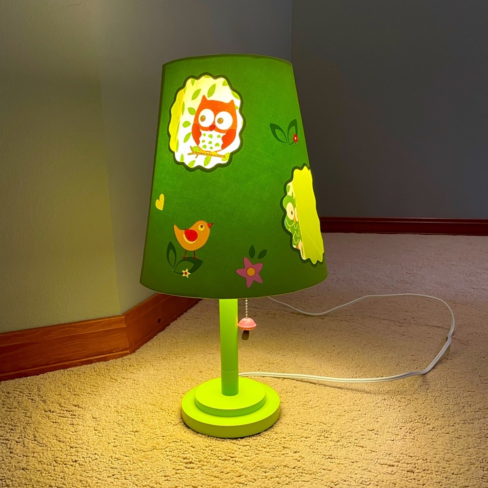 18” Circo Kids Owl themed Bedroom/Playroom Lamp